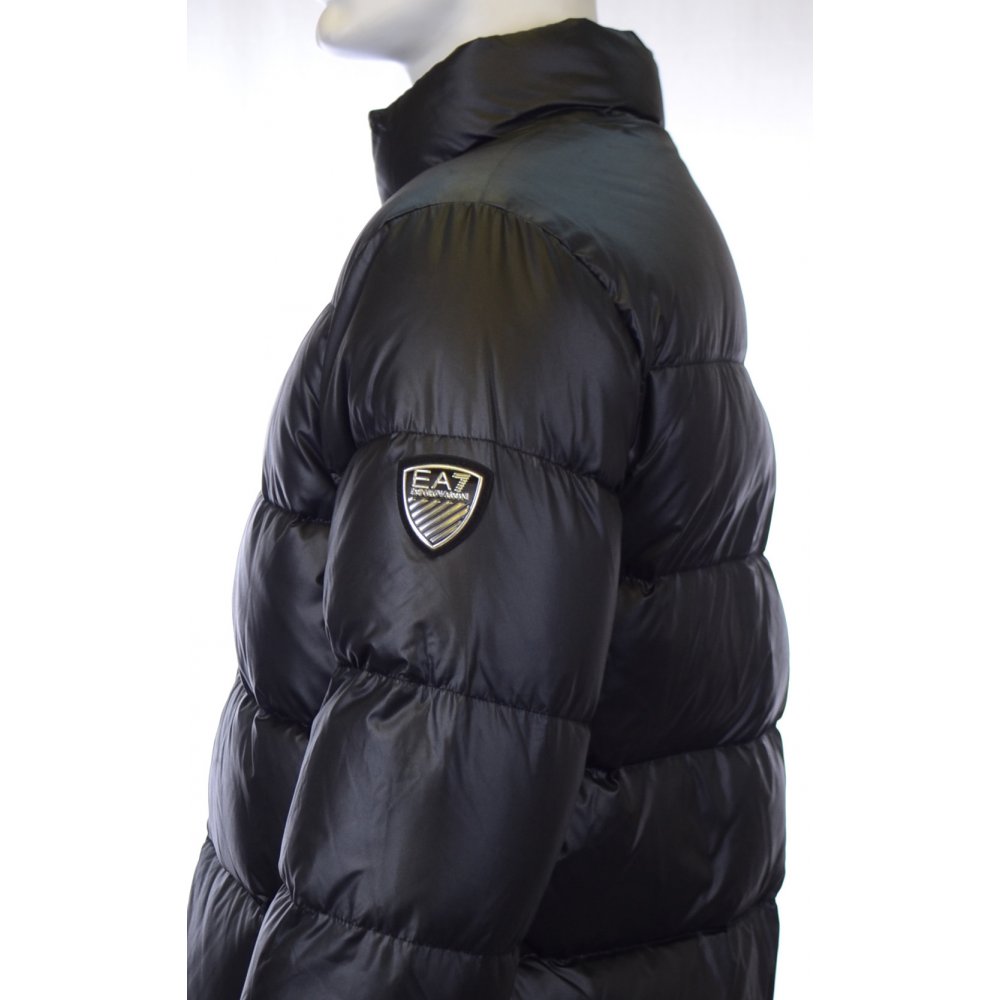 ea7 black puffer jacket