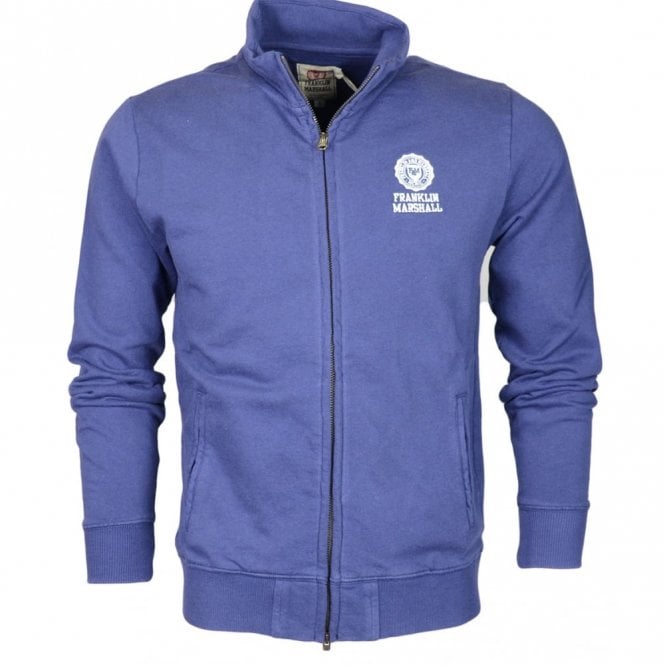 Haut Franklin & Marshall - Top En Coton Bleu, Neuf Avec étiquettes, Taille Standard